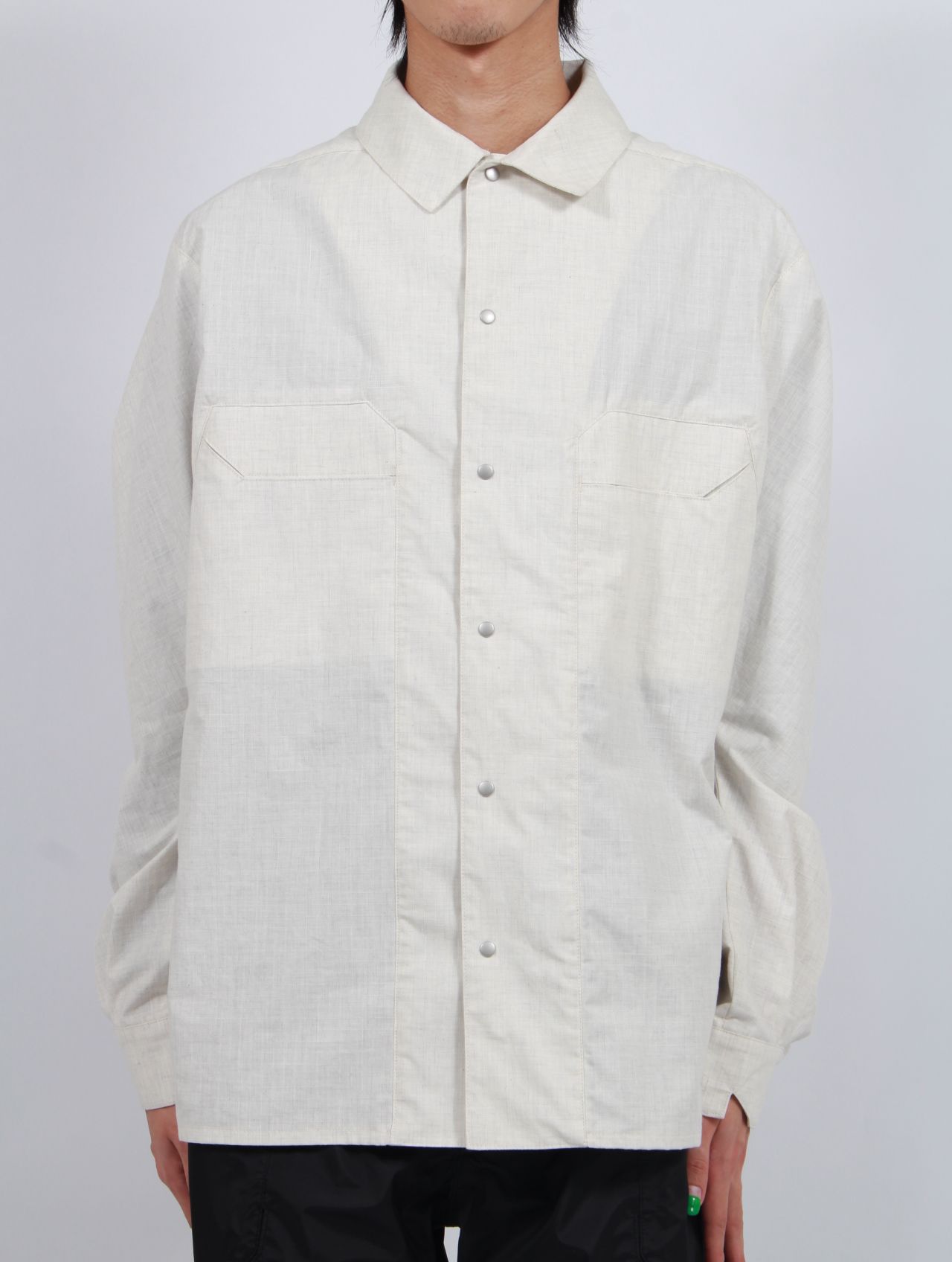 【25SS】パネル シャツ / Panel Shirts / ホワイト