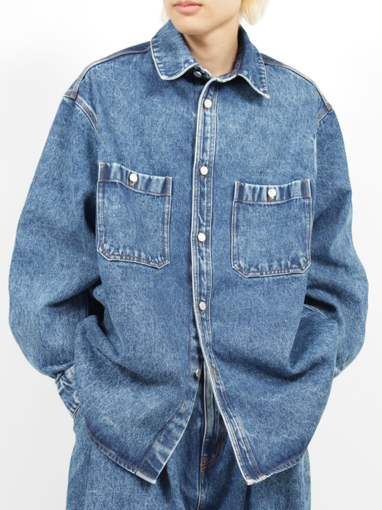 HED MAYNER - 【23AW】オーバーサイズ デニムシャツ / DENIM OVERSHIRT  