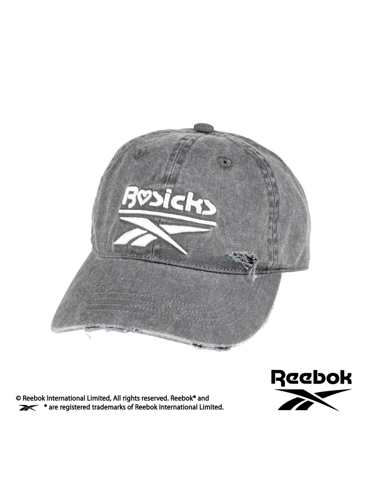 【25AW】リーボック コラボ ロゴ キャップ / × REEBOK LOGO CAP / ブラック