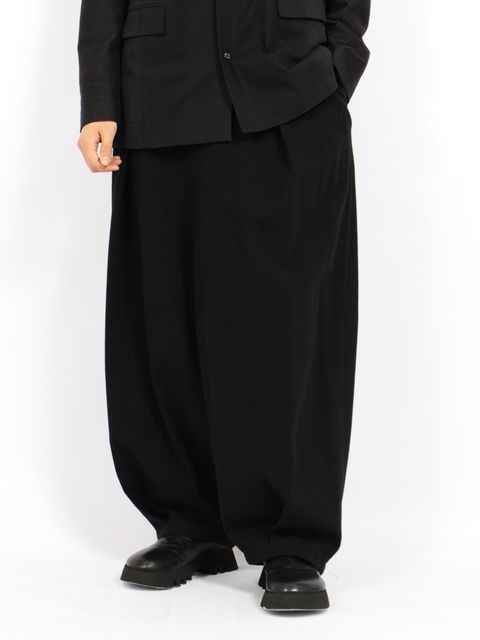 【26AW】バルーン パンツ / BALLOON PANTS / ブラック