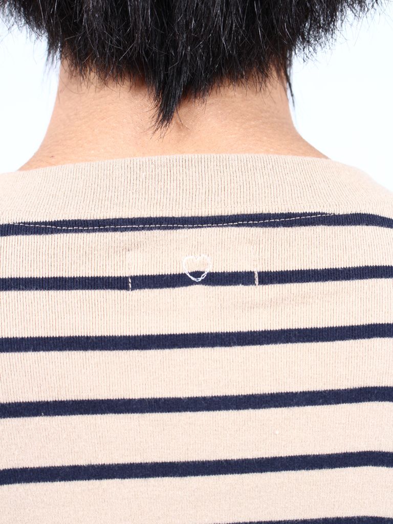 BASICKS - 【24SS】オーバーサイズ ストライプ ロング Tシャツ 