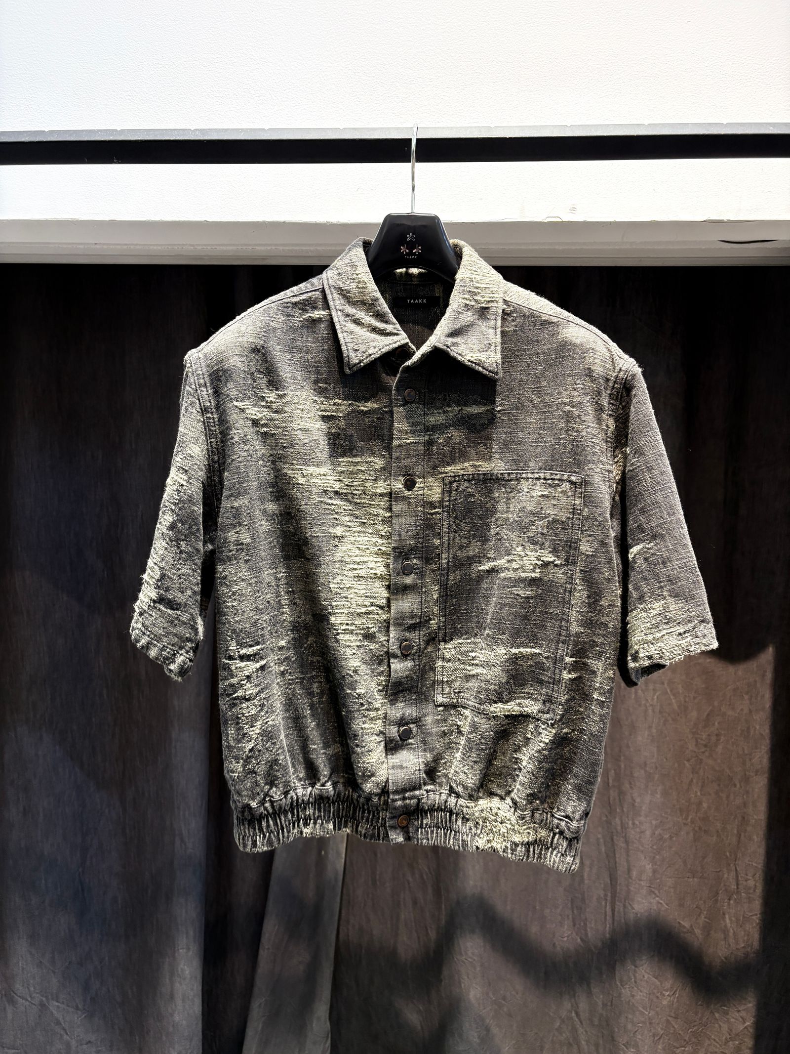【27SS】デニム シャツ 半袖 Tシャツ / DENIM SHIRT / グレー