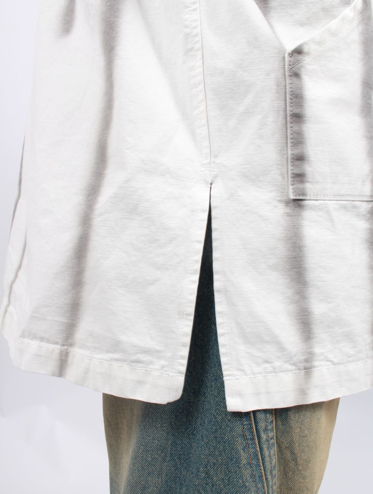 【25SS】プリント モッズ コート / PRINT MODS COAT / ホワイト