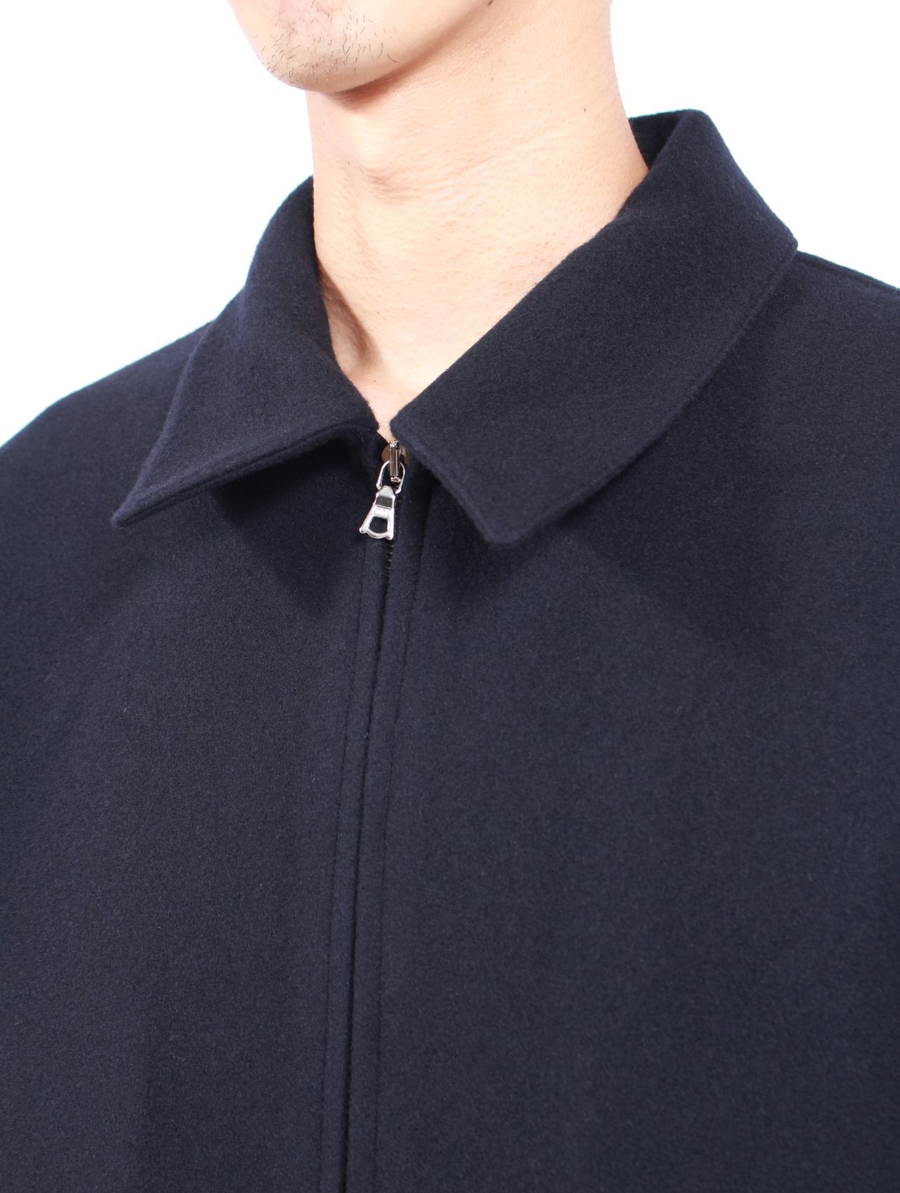 【25AW】ゼン モッサー ウール ブルゾン / ZEN MOSSER WOOL BLOUSON / ダークネイビー