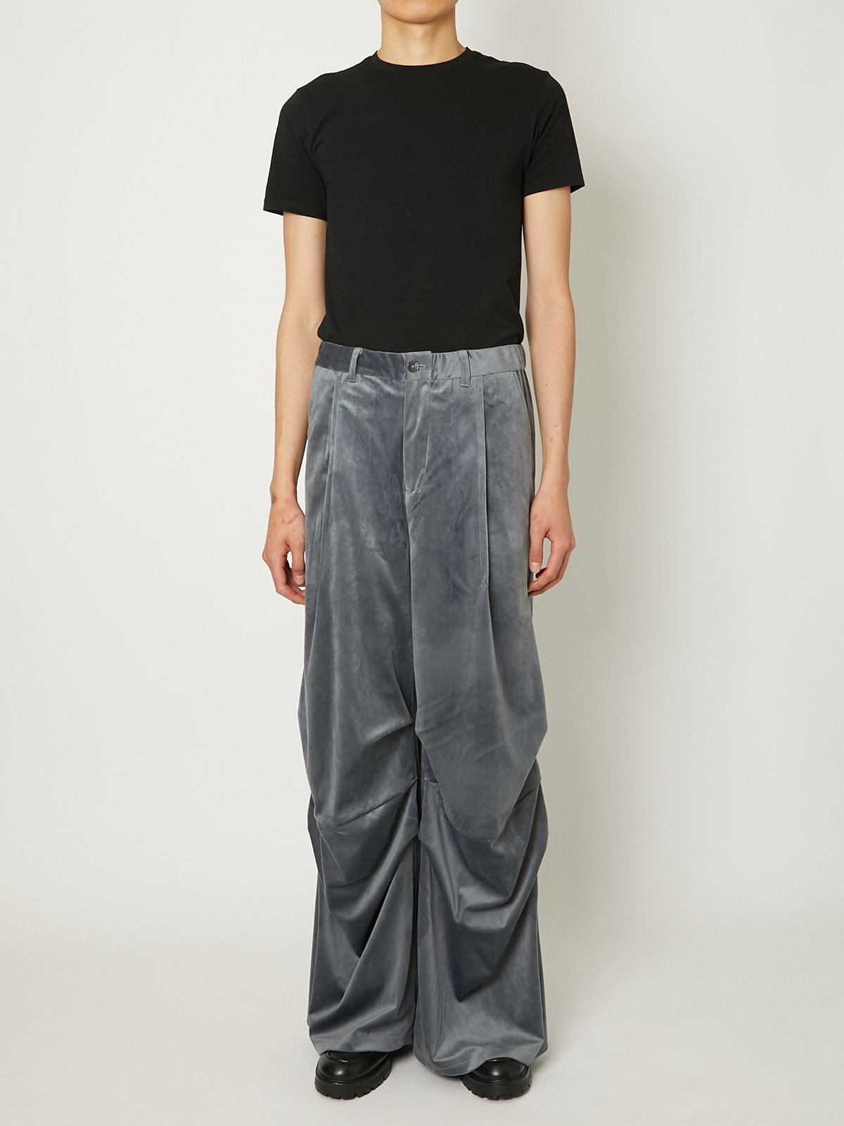 【美品】即完売 TAAKK Velvet Pants グリーン 総柄 スラックス セール】【 選べる17色展開／新素材で新登場！ 】太ベルトハイ