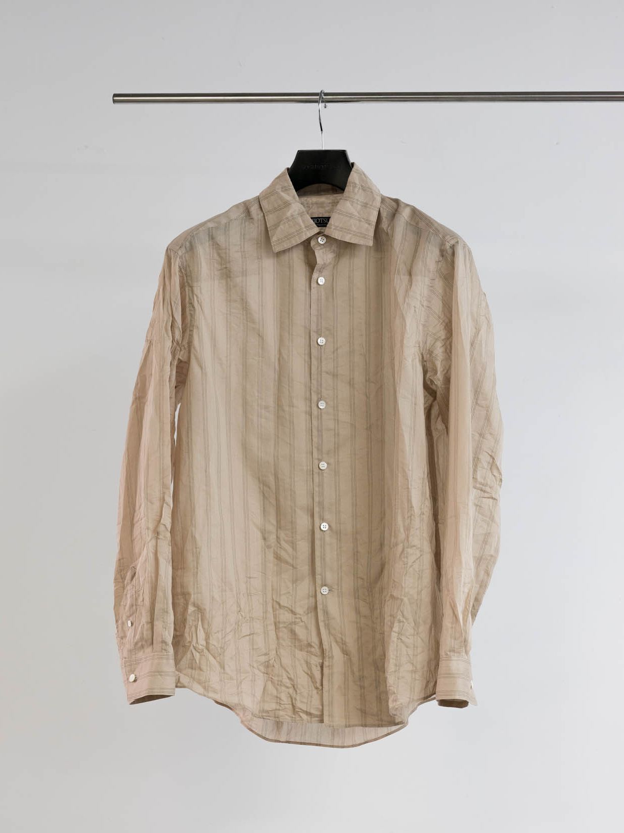 【25SS】ヴィンテージ ローン ロングスリーブ シャツ / VINTAGE LAWN L/S SHIRT / ベージュ