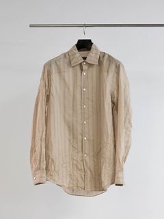 【25SS】ヴィンテージ ローン ロングスリーブ シャツ / VINTAGE LAWN L/S SHIRT / ベージュ