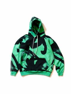 スウェット プルオーバー パーカー / "31.348514,46.680379"SWEAT PULLOVER PARKA / グリーン