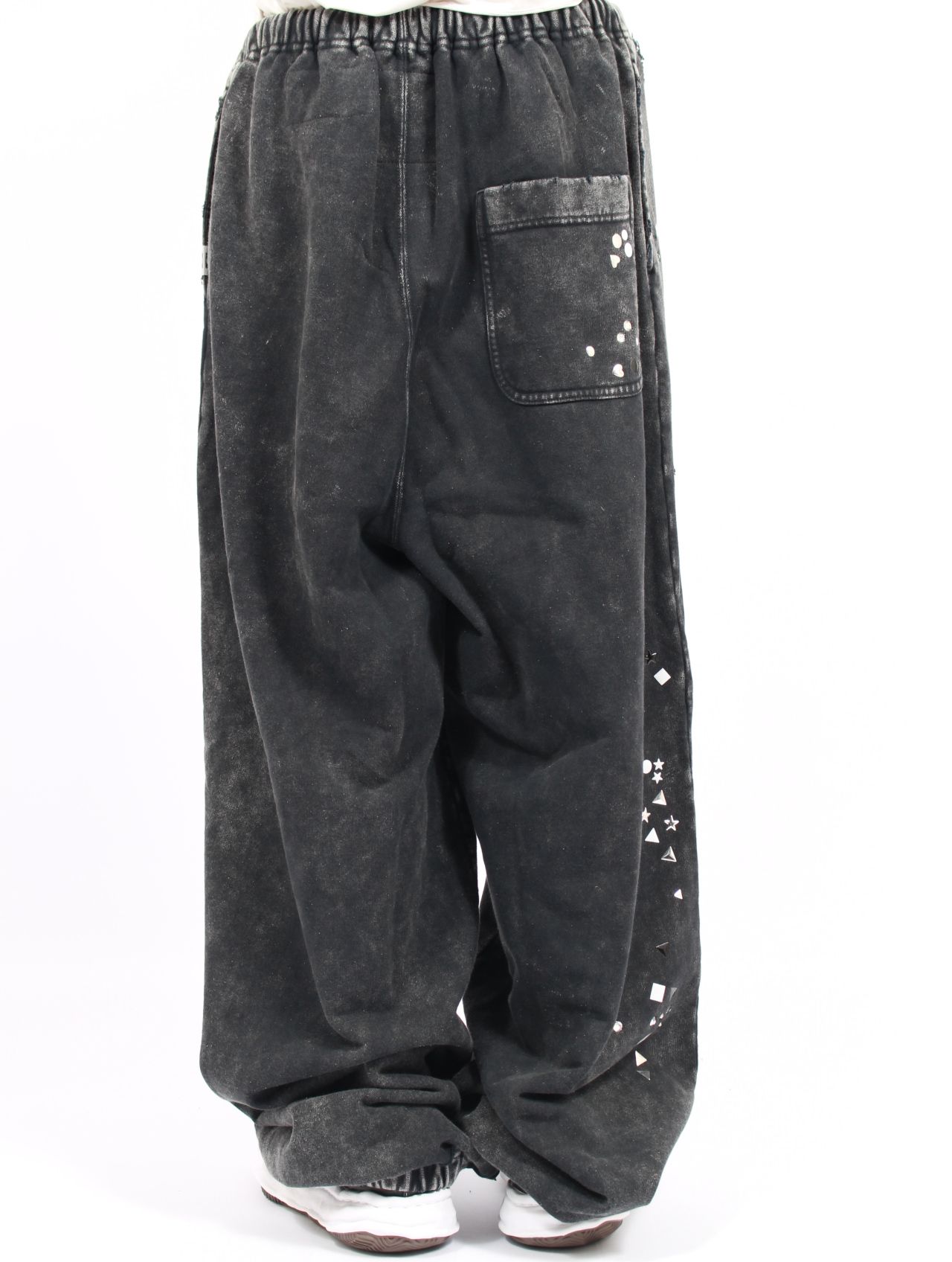 【25AW】エンブリッシュ ブリーチ パンツ / EMBELLISH BLEACH PT / ブラック