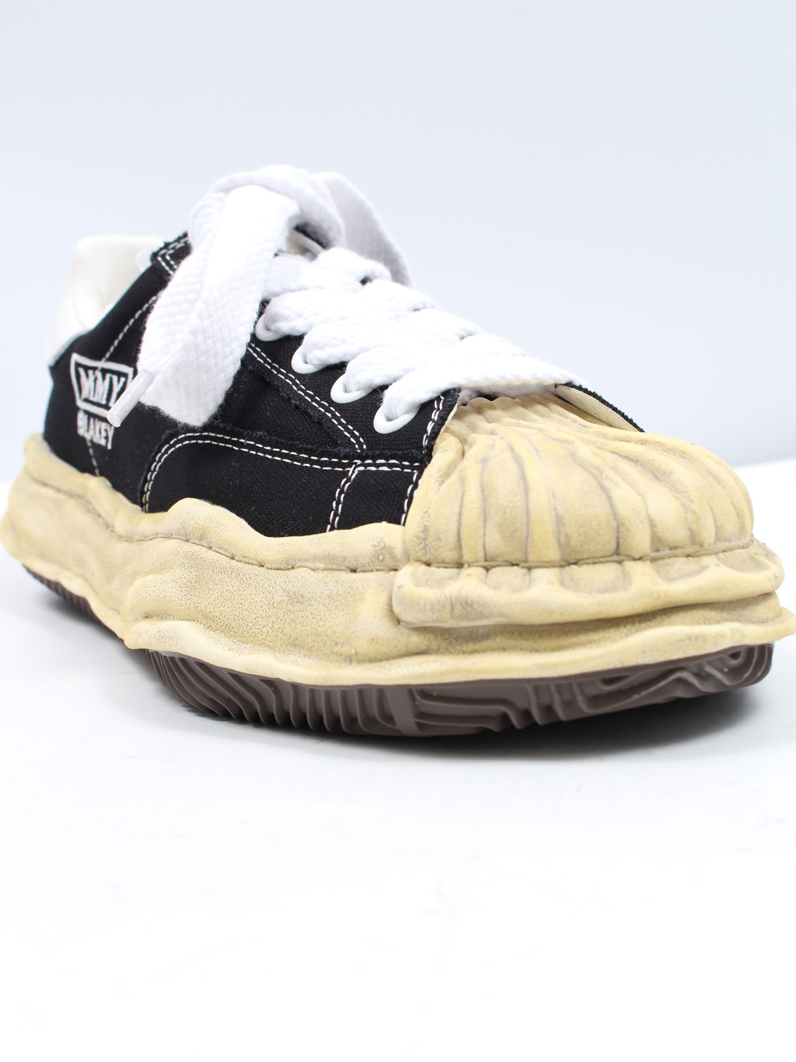 解体と再生! MIHARA YASUHIRO BLAKEY DYED SOLE ロー スニーカー Maison MIHARA YASUHIRO - 
