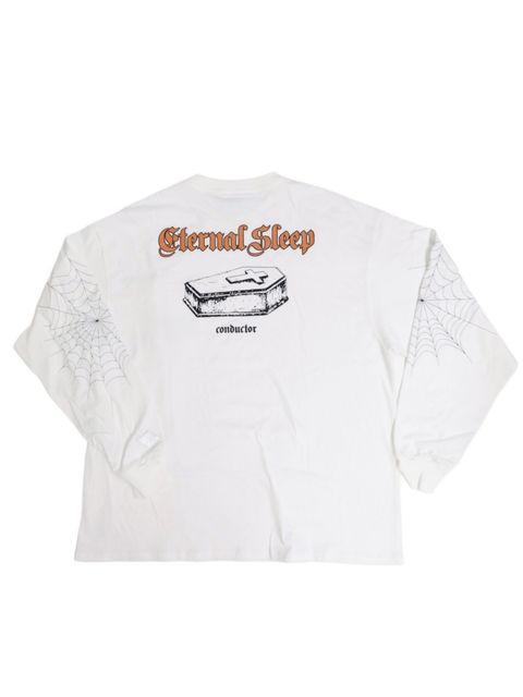 【26SS】スパイダー ウェブ ロングスリーブ Tシャツ / SPYDER WEB LONG SLEEVE T-SHIRT / ホワイト