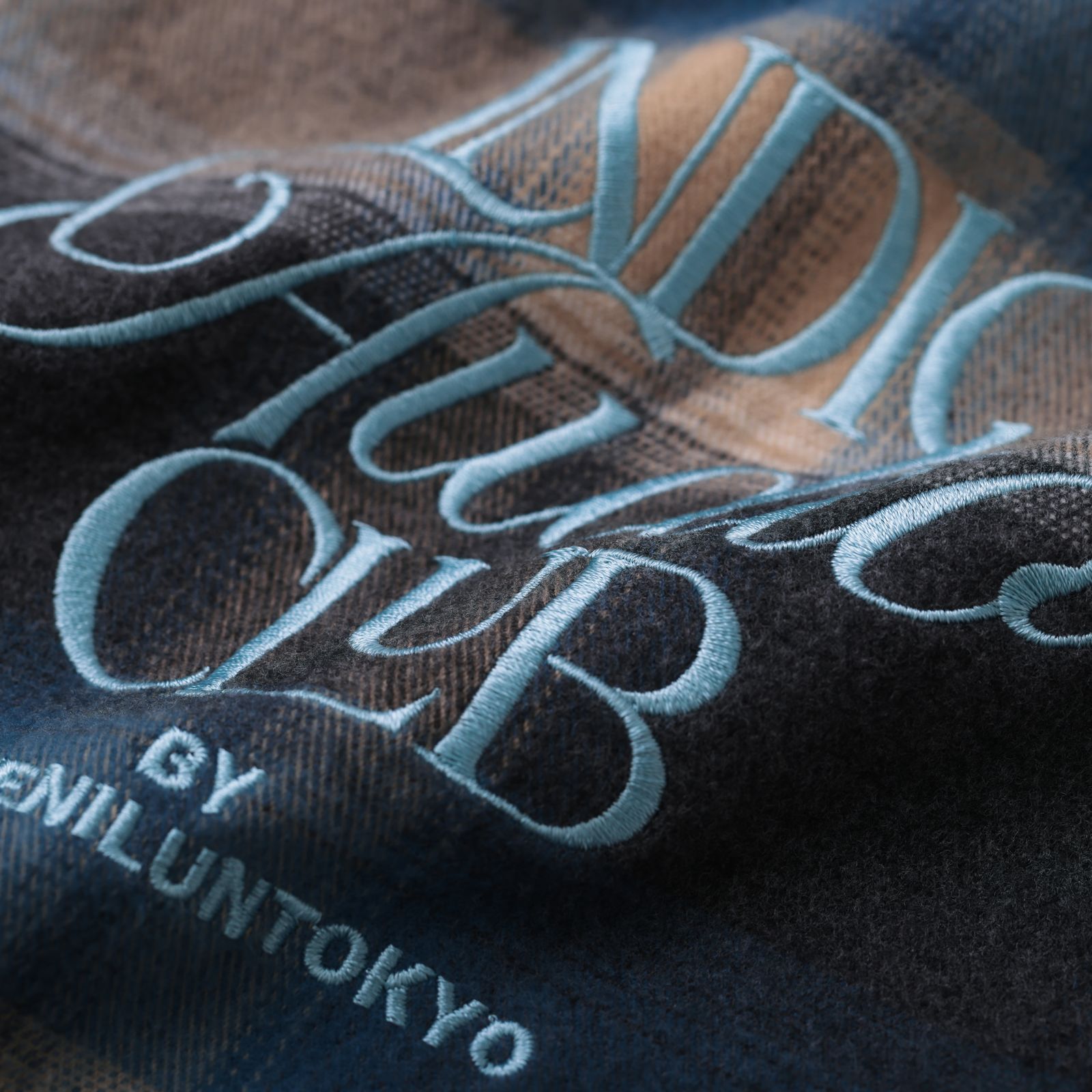 【26AW】オンブレ チェック シャツ / OMBRE CHECK SHIRT / MIX(ブラック×ブルー)