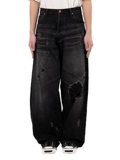 【25AW】スーパー バギー ジーンズ / SUPER BAGGY JEANS / ブラック