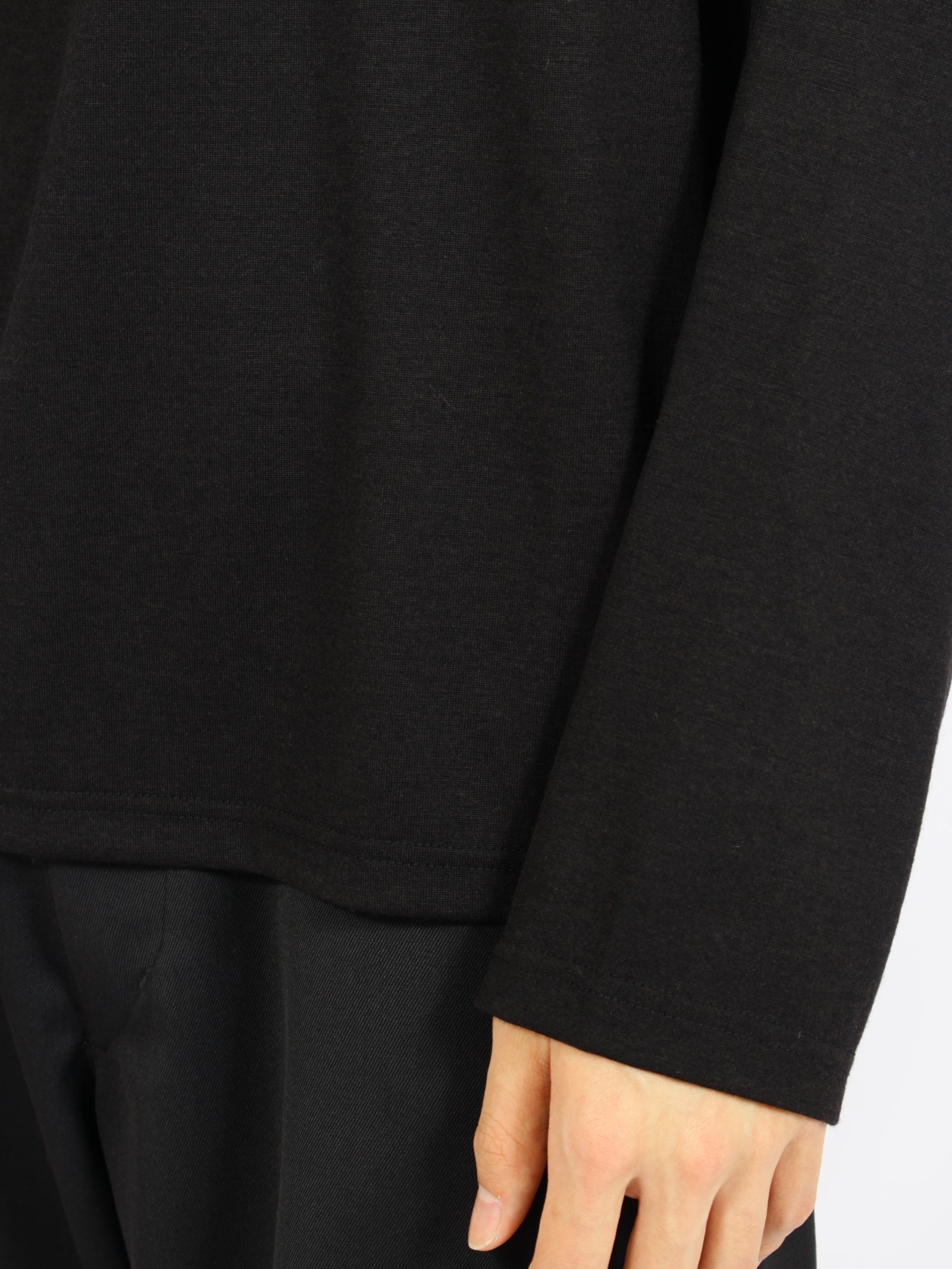 【26AW】ロングスリーブ Tシャツ ウール / LONG SLEEVE T-SHIRTS WOOL / ブラック