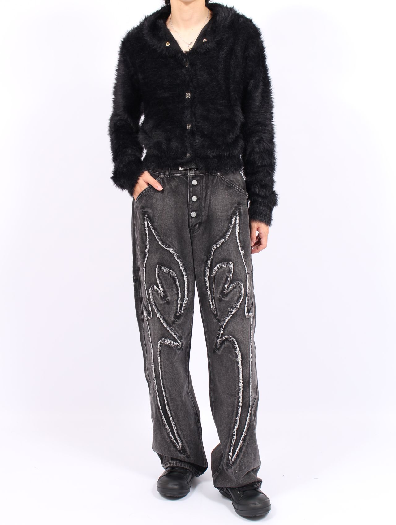 Thug Club トライバルデニム Thug Club - 【25AW】トライバル デニム パンツ TRIBLE DENIM