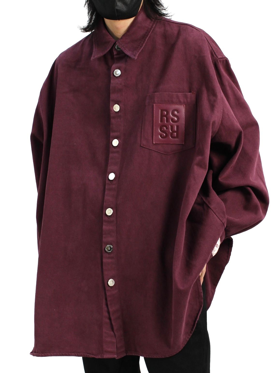 RAF SIMONS 22SS big fit denim shirt-