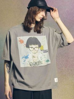 古塔つみ 描き下ろし オーバーサイズ Tシャツ / COTOH 3rd ALBUM T-SHIRT / グレー