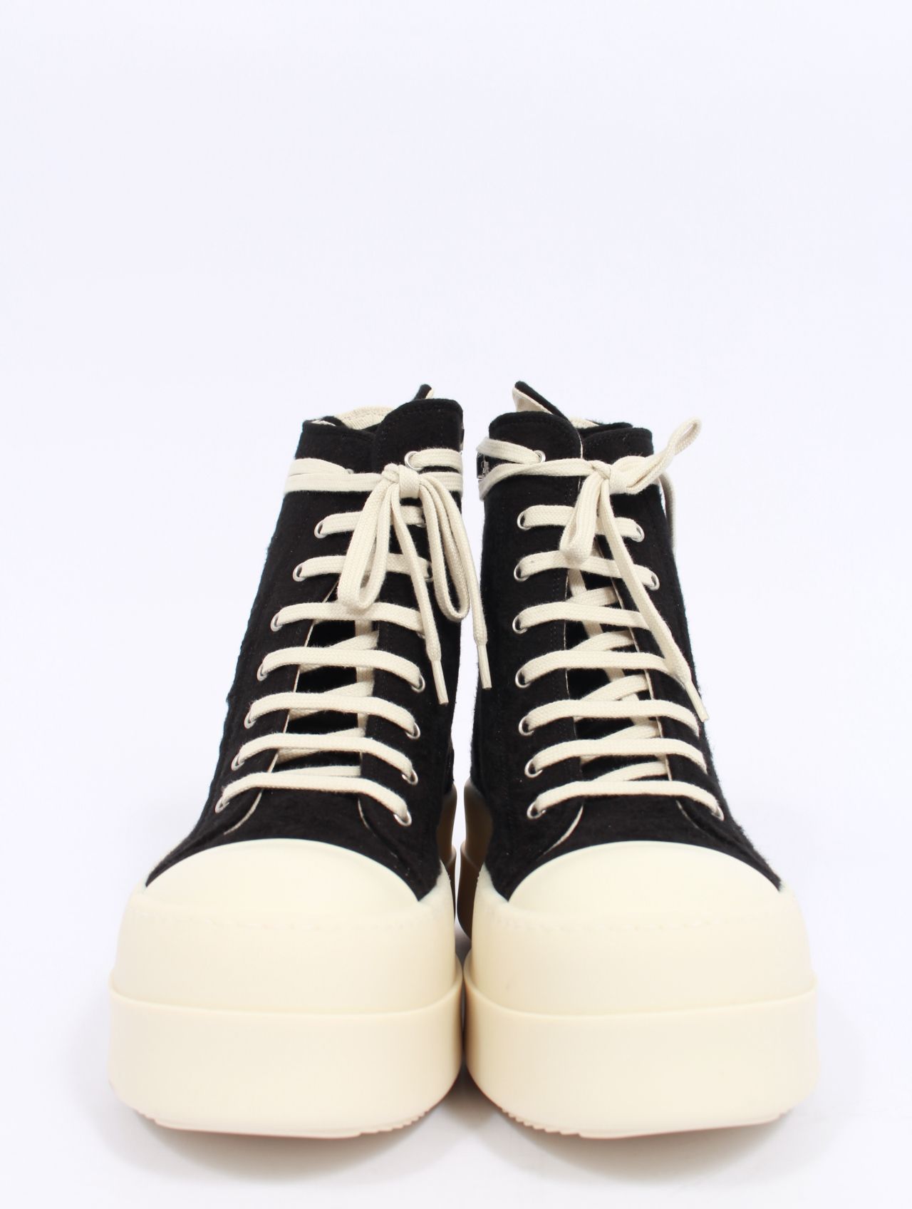 【25AW】ダブルバンパー ハイカット スニーカー / DOUBLE BUMPER SNEAKS / ブラック × ホワイト