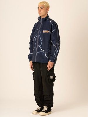 ライトニング トラック ナイロンジャケット / LIGHTNING TRACK JACKET / ネイビー