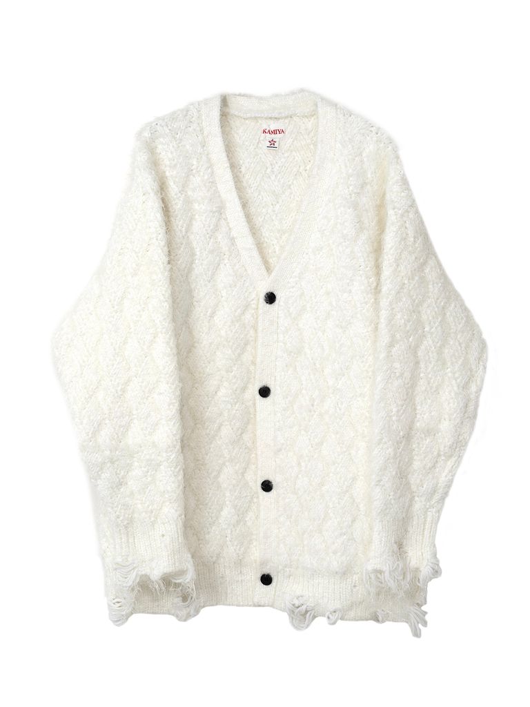 KAMIYA - 【24SS】シャギー カーディガン / SHARGY CARDIGAN 