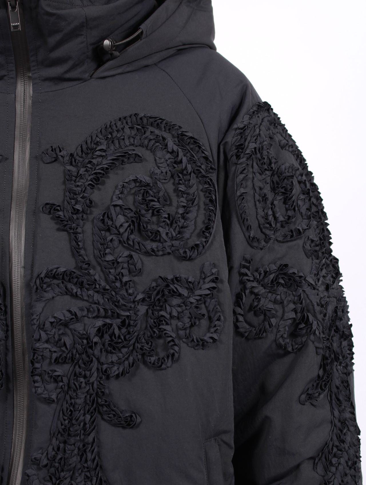 【25AW】ダウンジャケット 刺繍  / DOWN JACKET / ブラック