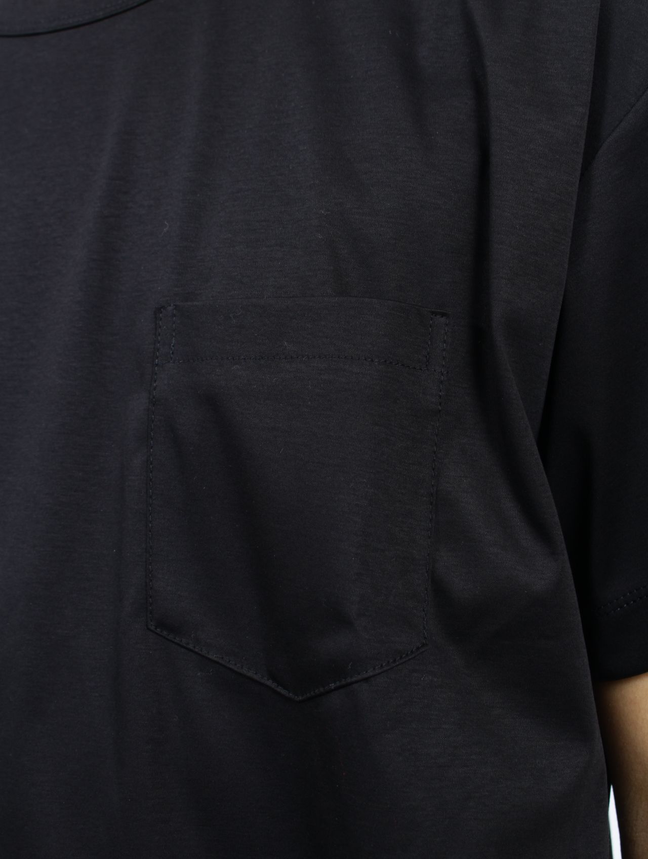 【25SS】パターン B パッチワーク ティー A 半袖 カットソー / PATTERN B-PATCHWORK TEE A / ブラック×ホワイト