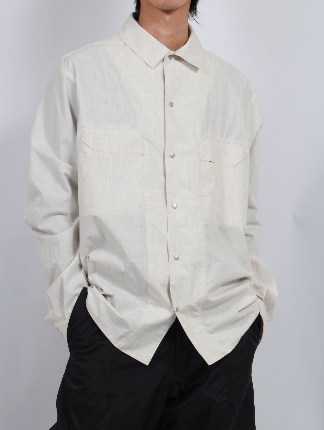 【25SS】パネル シャツ / Panel Shirts / ホワイト
