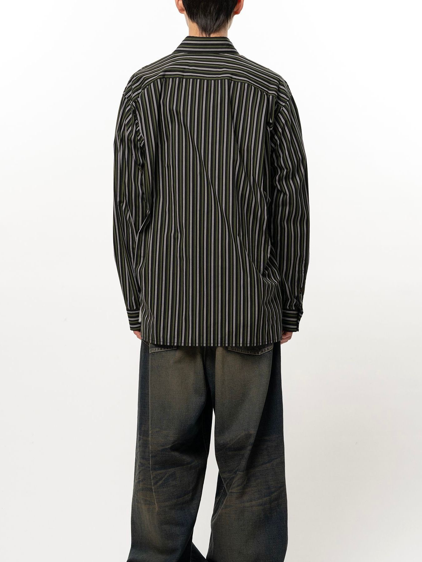 【26AW】アタッチド タイ ロングスリーブ シャツ / ATTACHED TIE L/S SHIRTS / ブラック