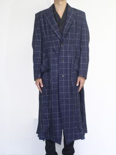 ダーツロングコート / Darts long coat / ネイビー