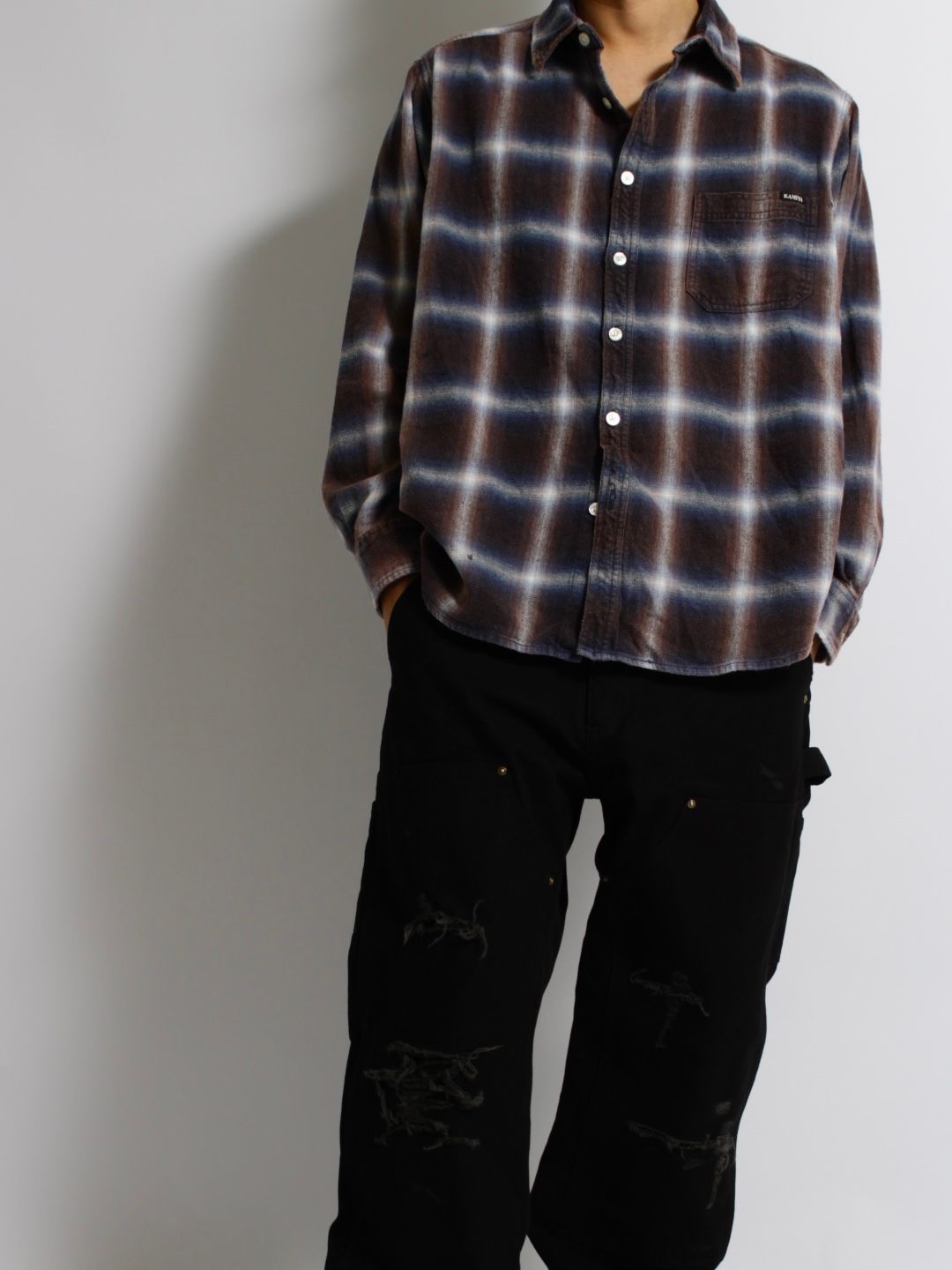 【25SS】ボロダック ペインターパンツ / BORO DUCK PAINTER PANTS / ブラック