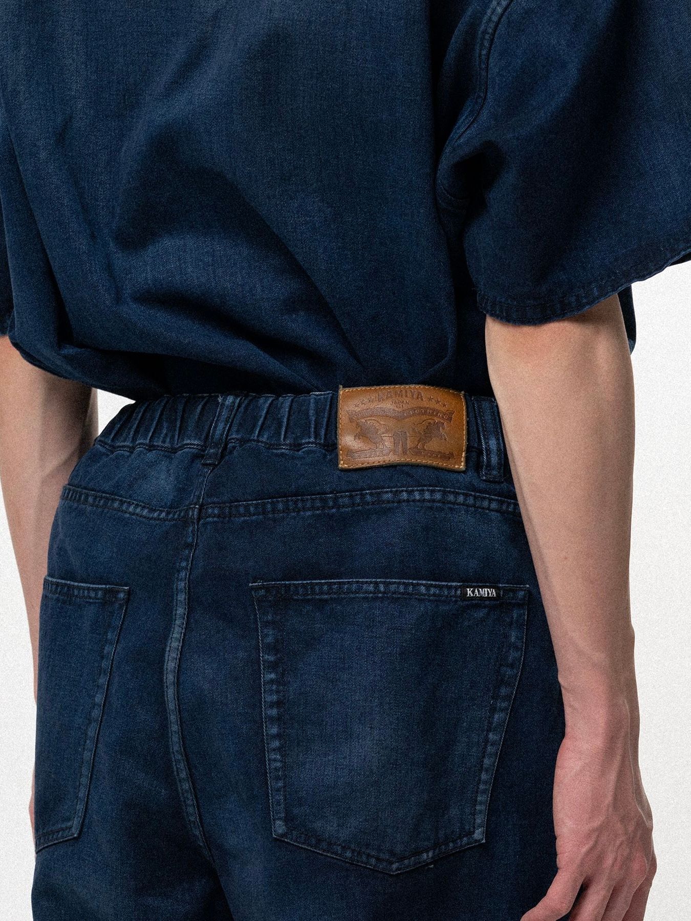 【26SS】テンセル デニム ワイド パンツ / TENCEL DENIM WIDE DENIM PANTS / インディゴ