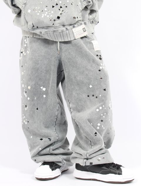 【25AW】エンブリッシュ ブリーチ パンツ / EMBELLISH BLEACH PT / グレー