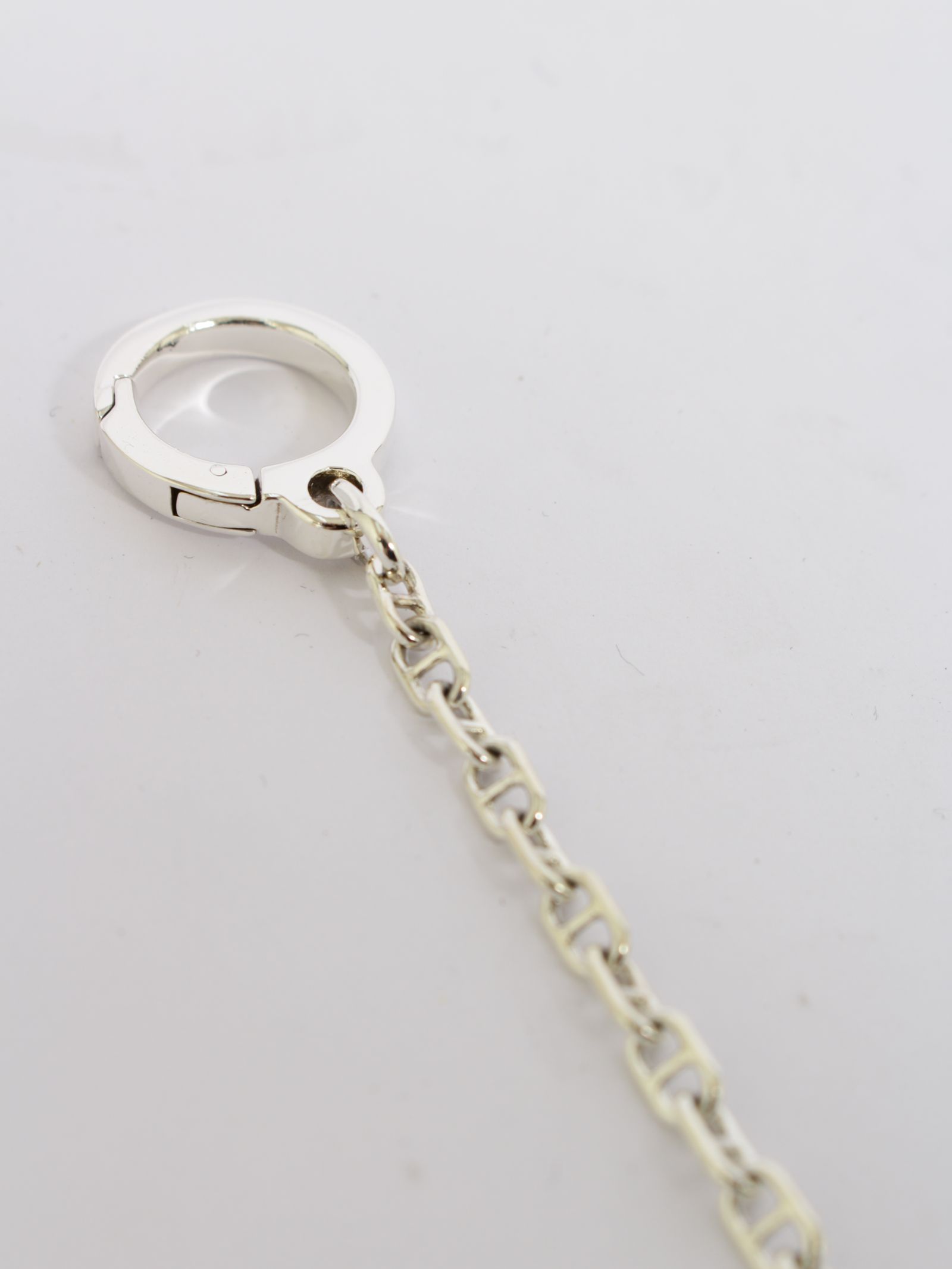 ダブル クラスプ ウィズ ソリッド アンカー リンク ウォレットチェーン / DOUBLE CLASP WITH SOLID ANCHOR LINK / シルバー