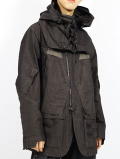 【25SS】ガーメント ダイド タクティカル ジャケット / GARMENT DYED TACTICAL JACKET.13 / アッシュブラック
