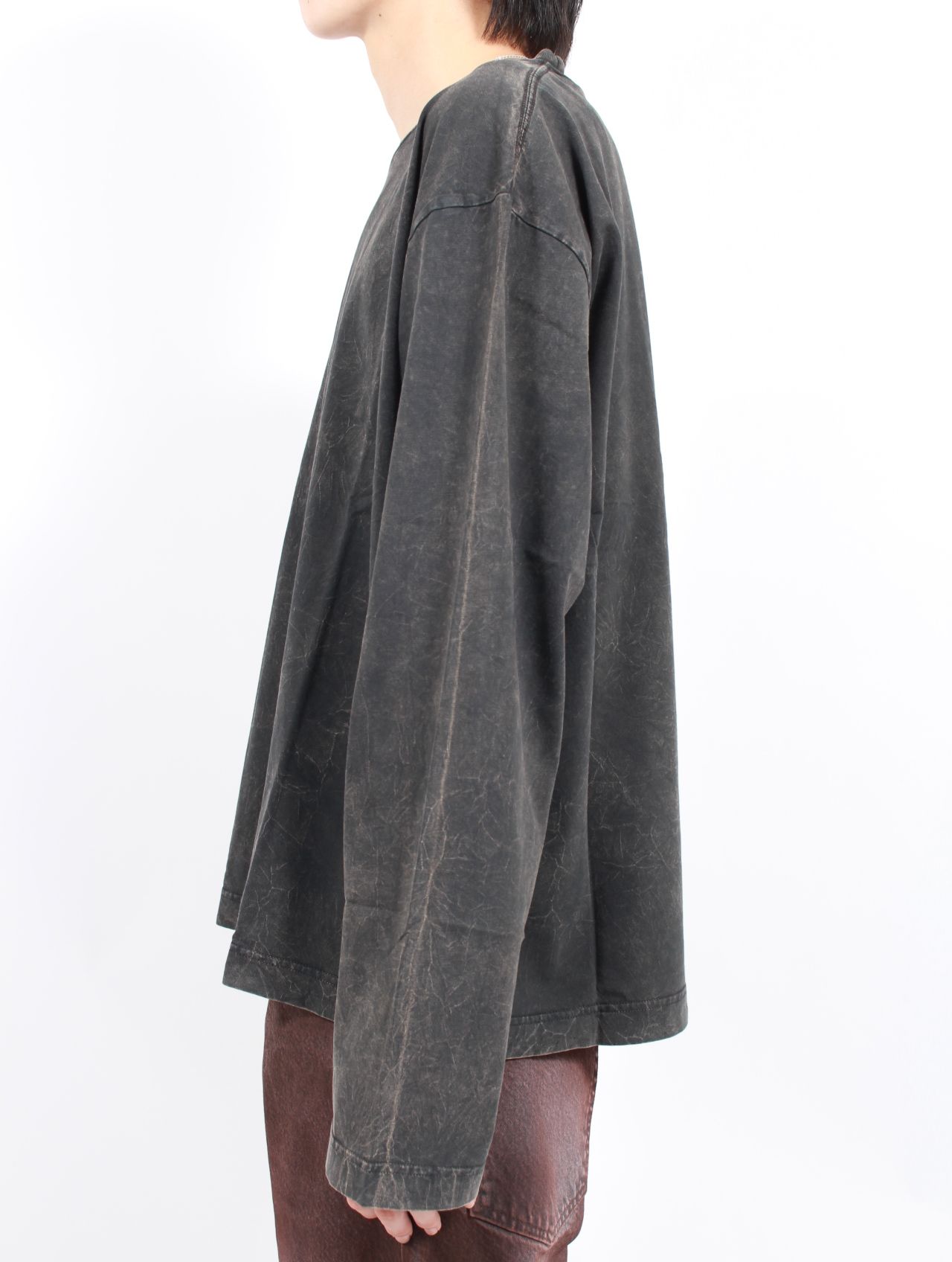 【25AW】スパーク ロングスリーブ 長袖 Tシャツ / SPARK LONGSLEEVE / WASHED BLACK JERSEY(ウォッシュブラック)