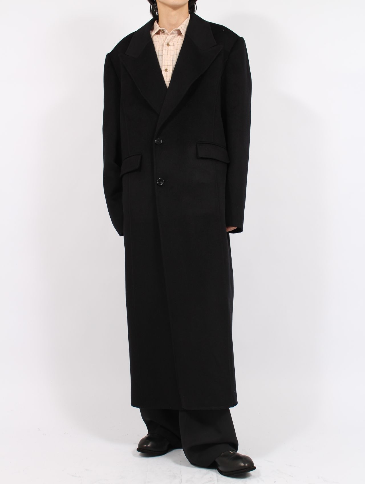 【25AW】 テツ コート / TETSU COAT / シュンガイト(ブラック)