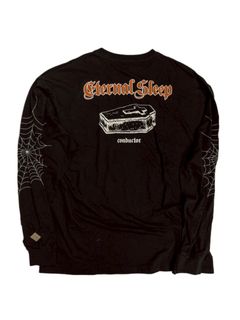 【26SS】スパイダー ウェブ ロングスリーブ Tシャツ / SPYDER WEB LONG SLEEVE T-SHIRT / ブラック