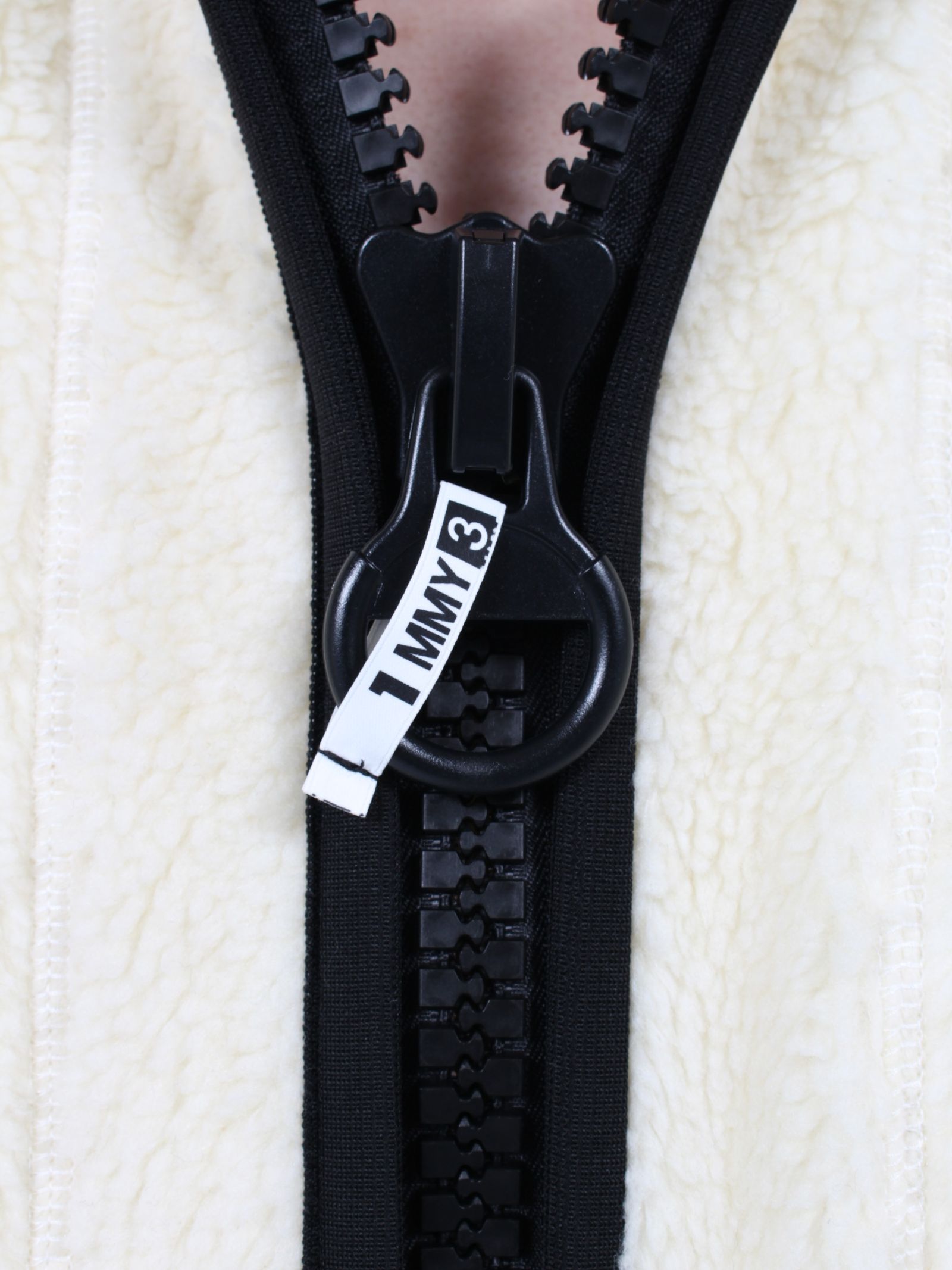 【24AW】ワイド バック ボア ブルゾン / WIDE BACK BOA BL / ホワイト
