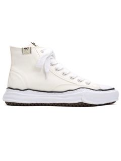 "ピーターソン" キャンバス ハイカット スニーカー  /  PETERSON HIGH CANVAS SNEAKER / ホワイト