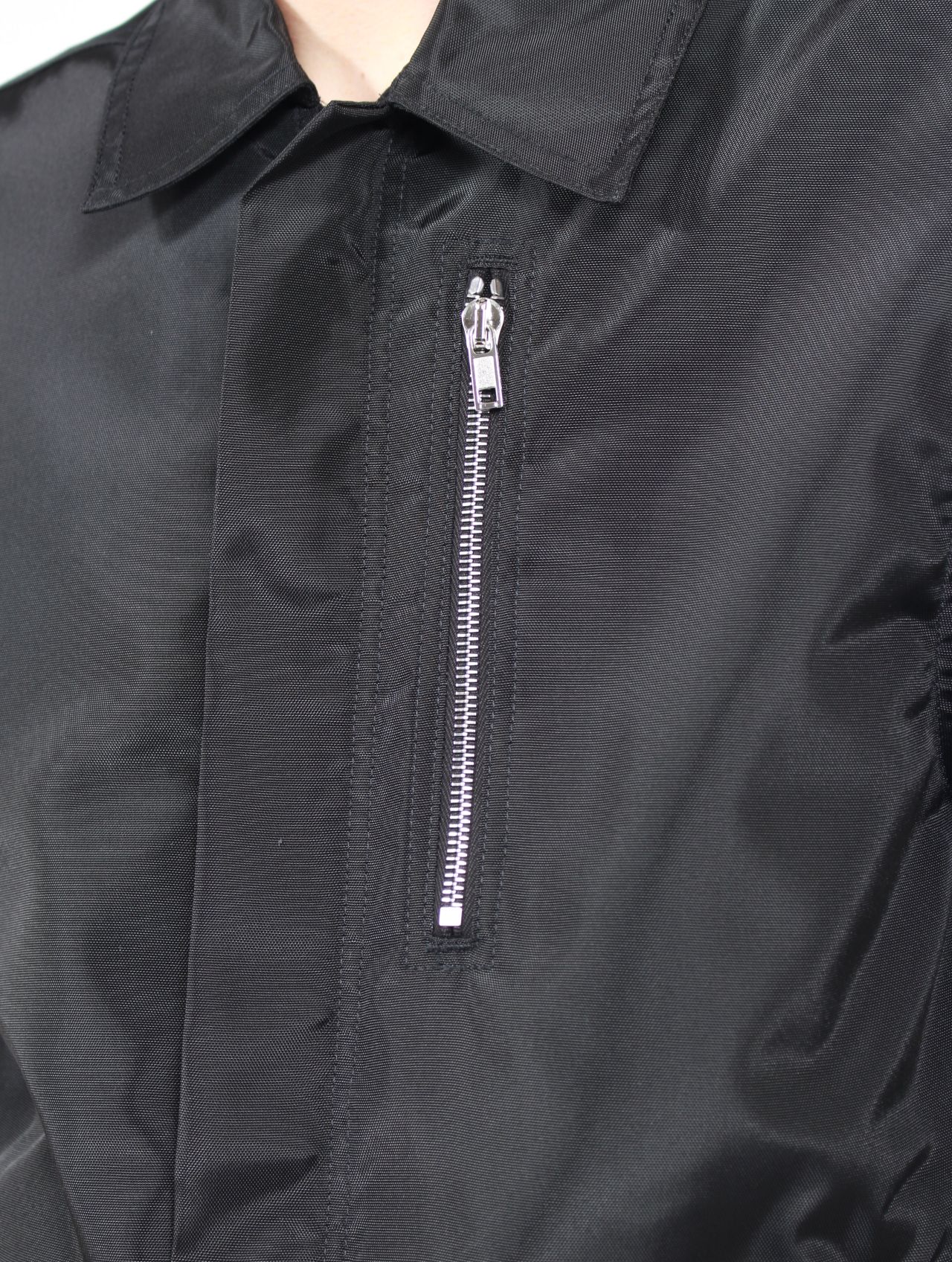 【25AW】コンシール ジップフロント ジャケット / CONCEALED ZIPFRONT JKT / ブラック