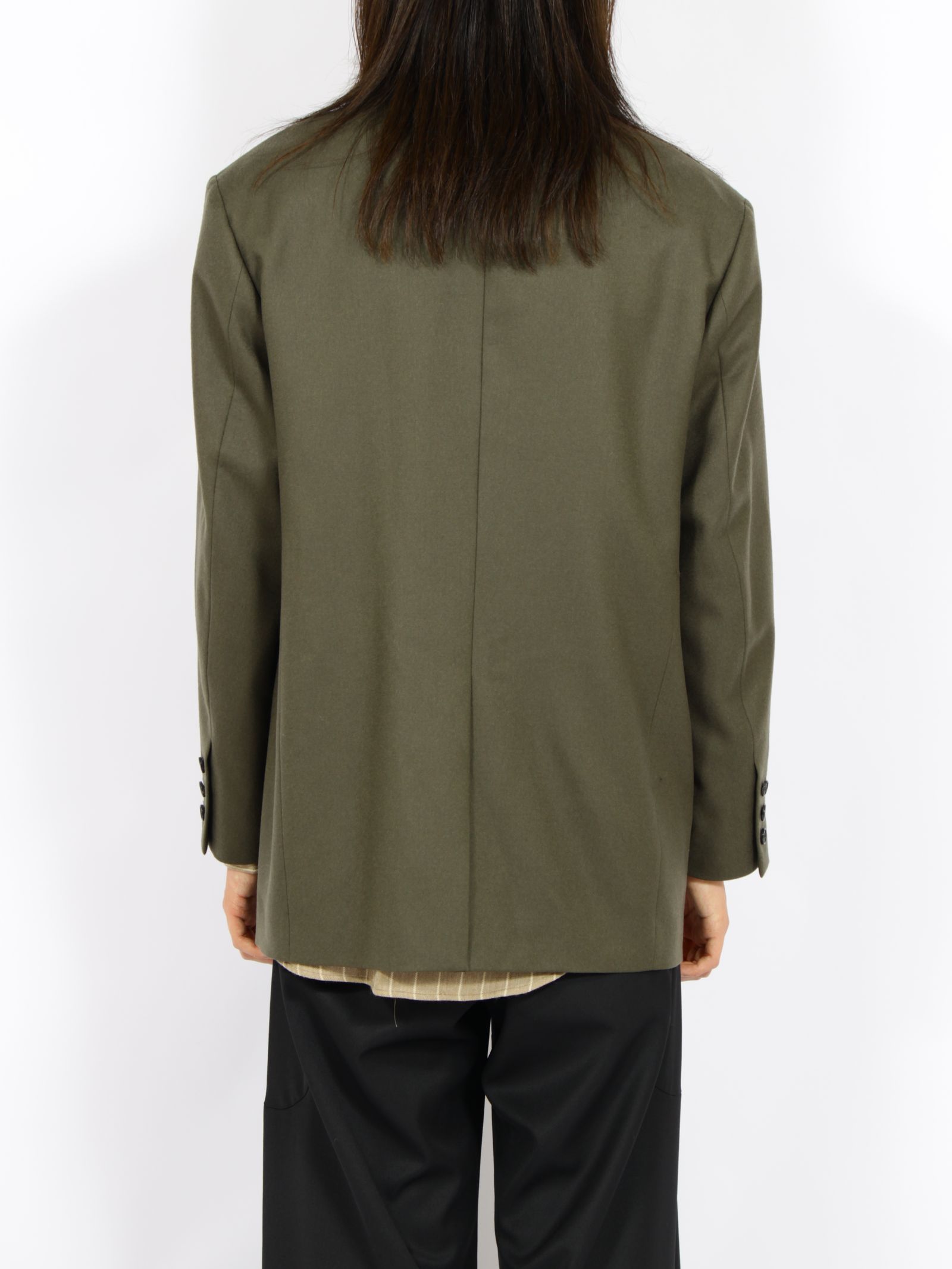 【26AW】 ウール テーラード ジャケット / WOOL TAILORED JACKET / グリーン