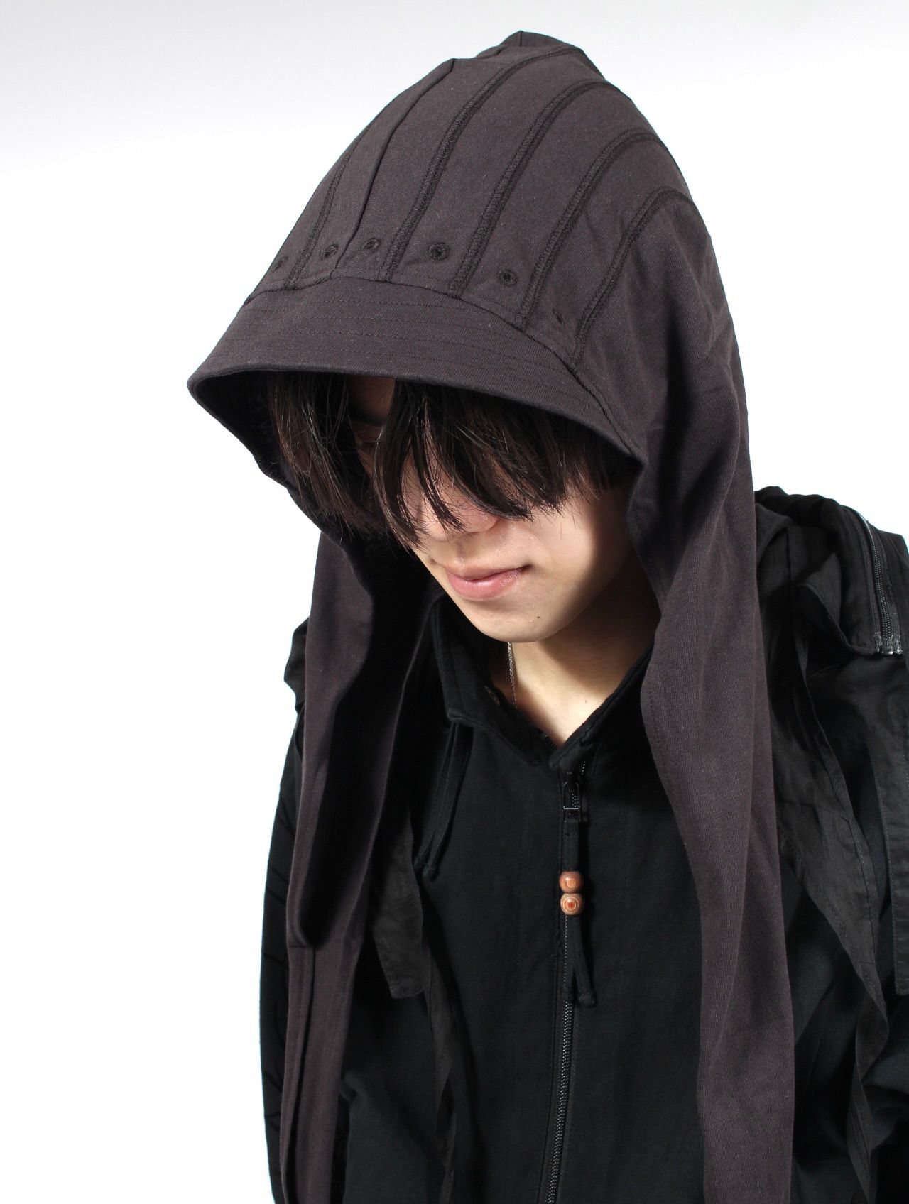 【25AW】シュテンドウシ ズキン 帽子 / 朱点童子 ZUKIN / チャコール