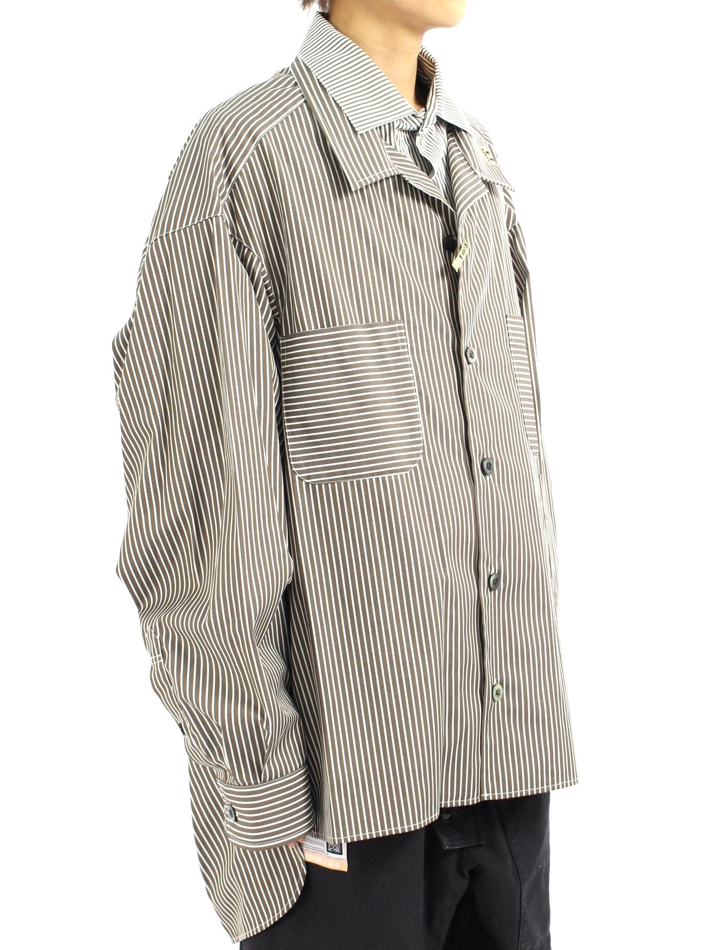 Maison MIHARA YASUHIRO - ストライプシャツ / STRIPE SHIRTS