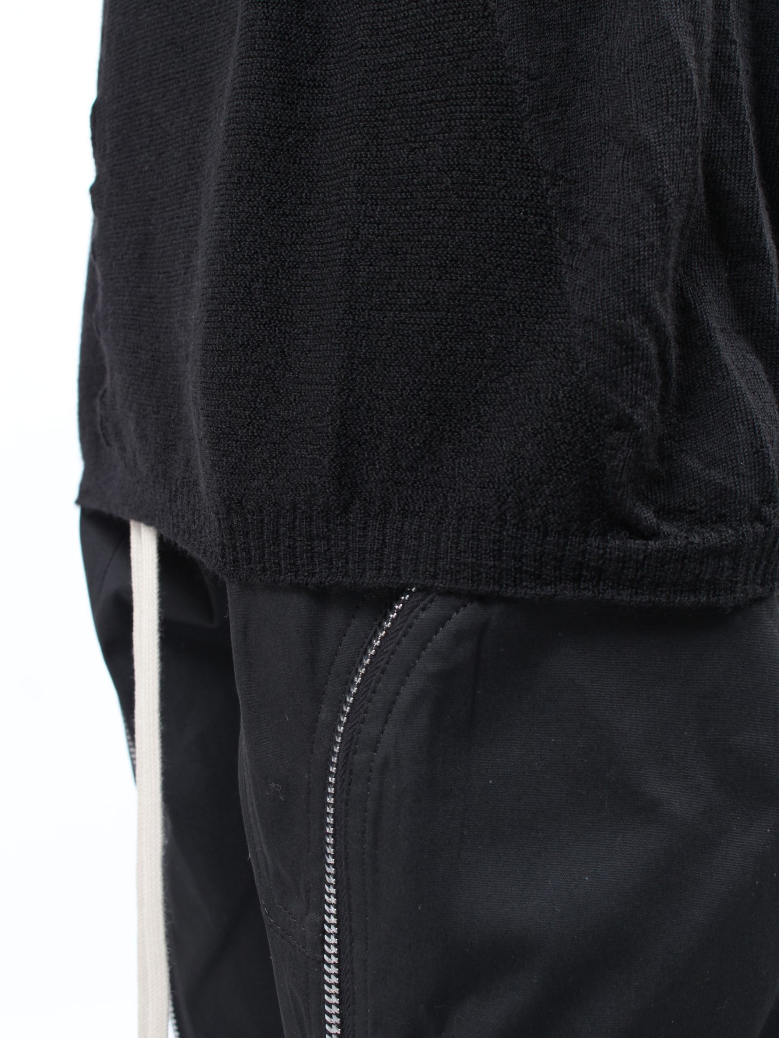 リック・オウエンス黒 ノースリーブ オーバーサイズニット RICK OWENS(リックオウエンス) 24SSSL JUMBO TATLIN SWEAT