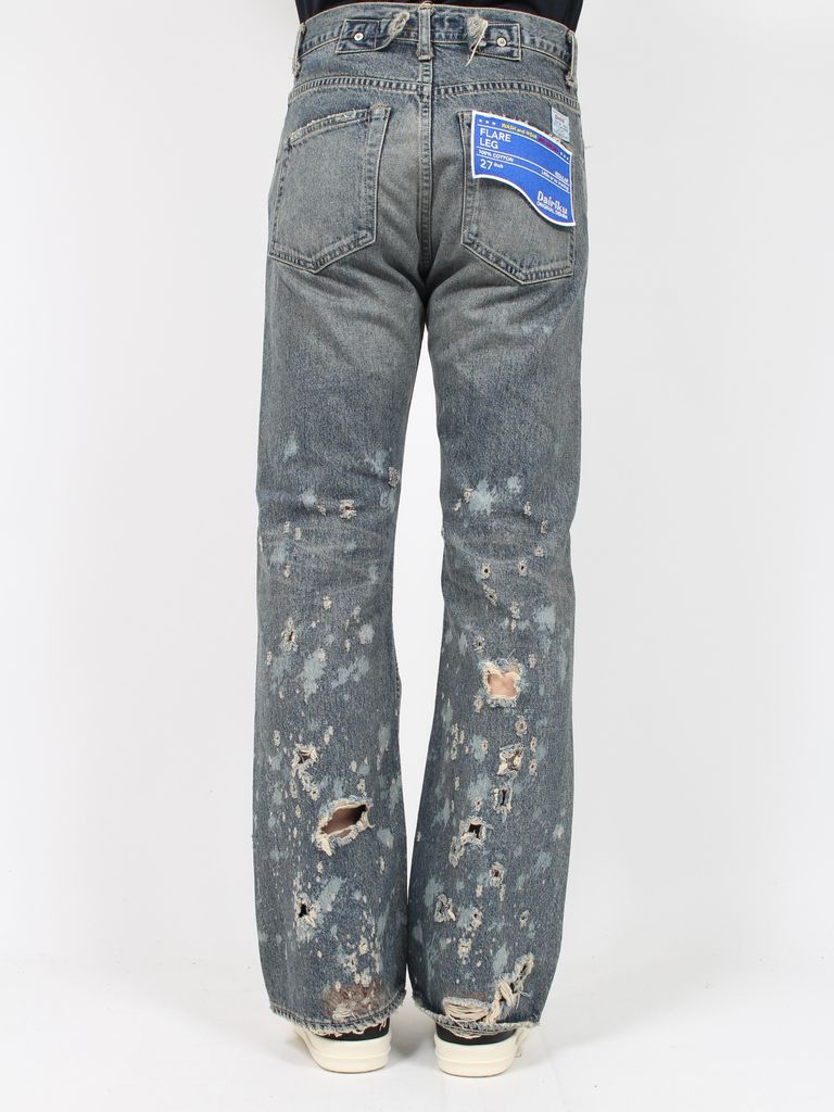 dairiku 23ss ダメージフレアデニム 27インチ ひきつら 即完 超人気モデル