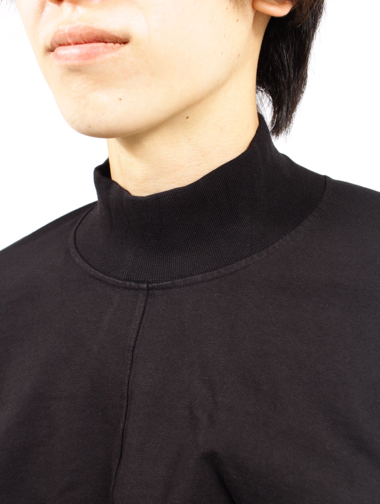 【25AW】ヘッドオン ダブルネック スウェット プルオーバー 長袖 カットソー / HEADON DBL SWEATER / ブラック