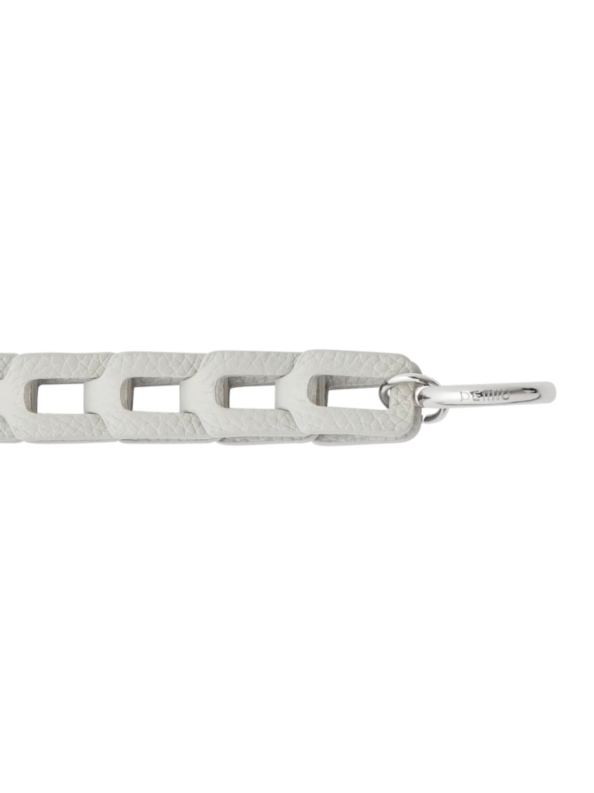 レザーチェーン ハンド ストラップ / HAND STRAP RECTANGLE / パール