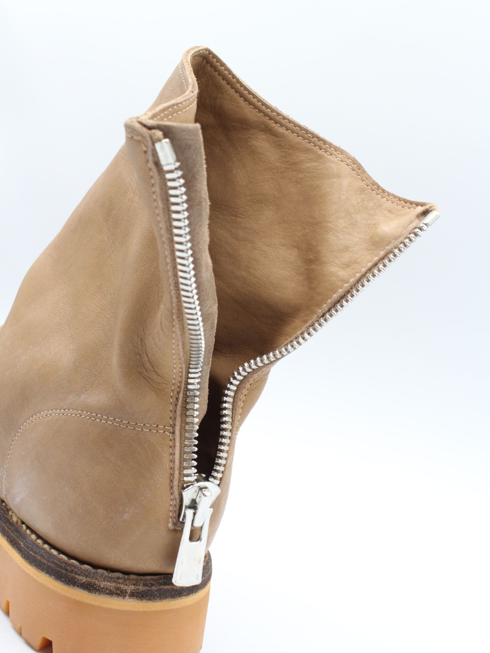 GUIDI - 【788Z】子牛革 バックジップ ベビーカーフレザー
