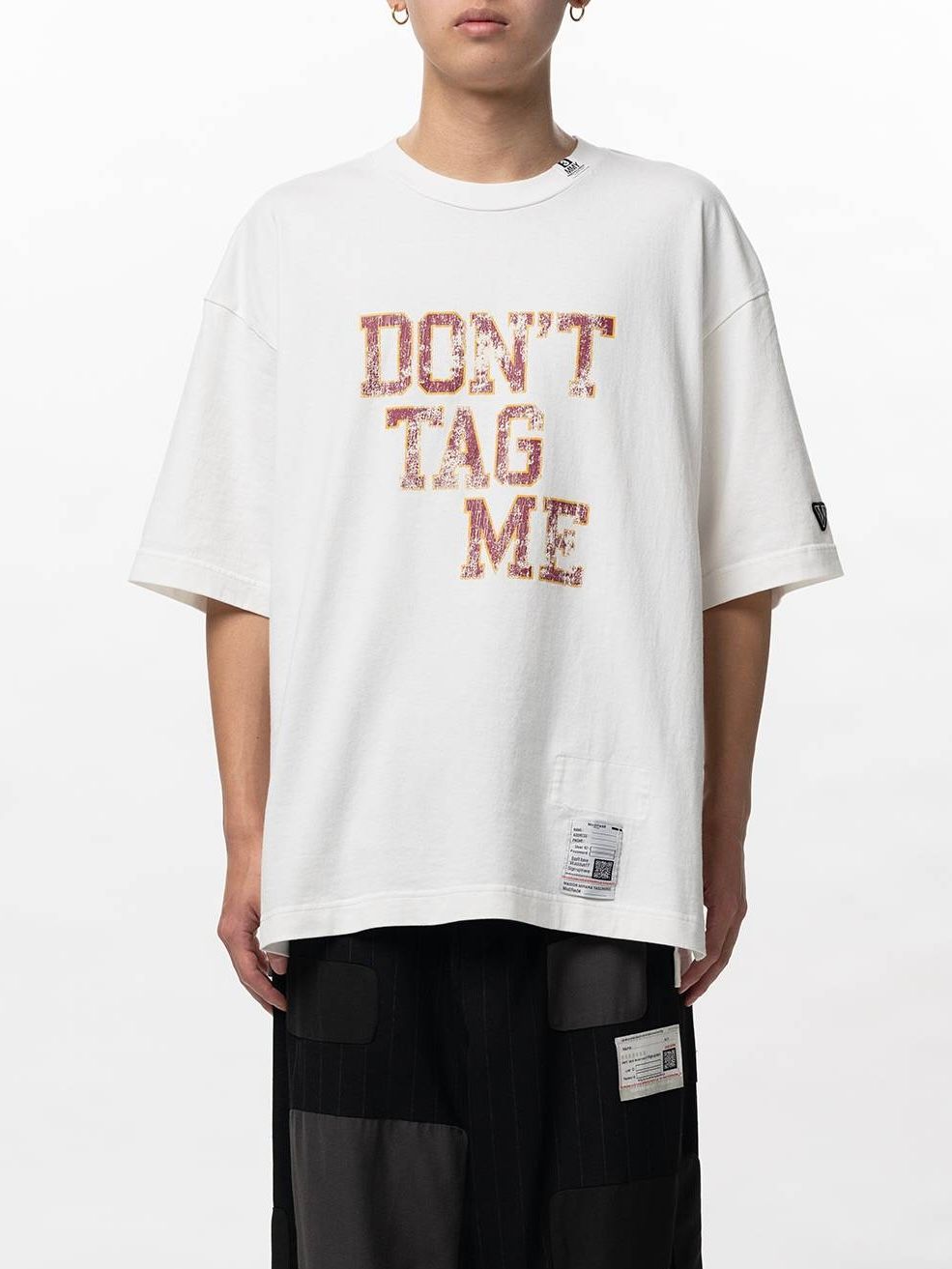 【26SS】ドント タグ ミー プリント Tシャツ / DON'T TAG ME PRINTED TEE / ホワイト