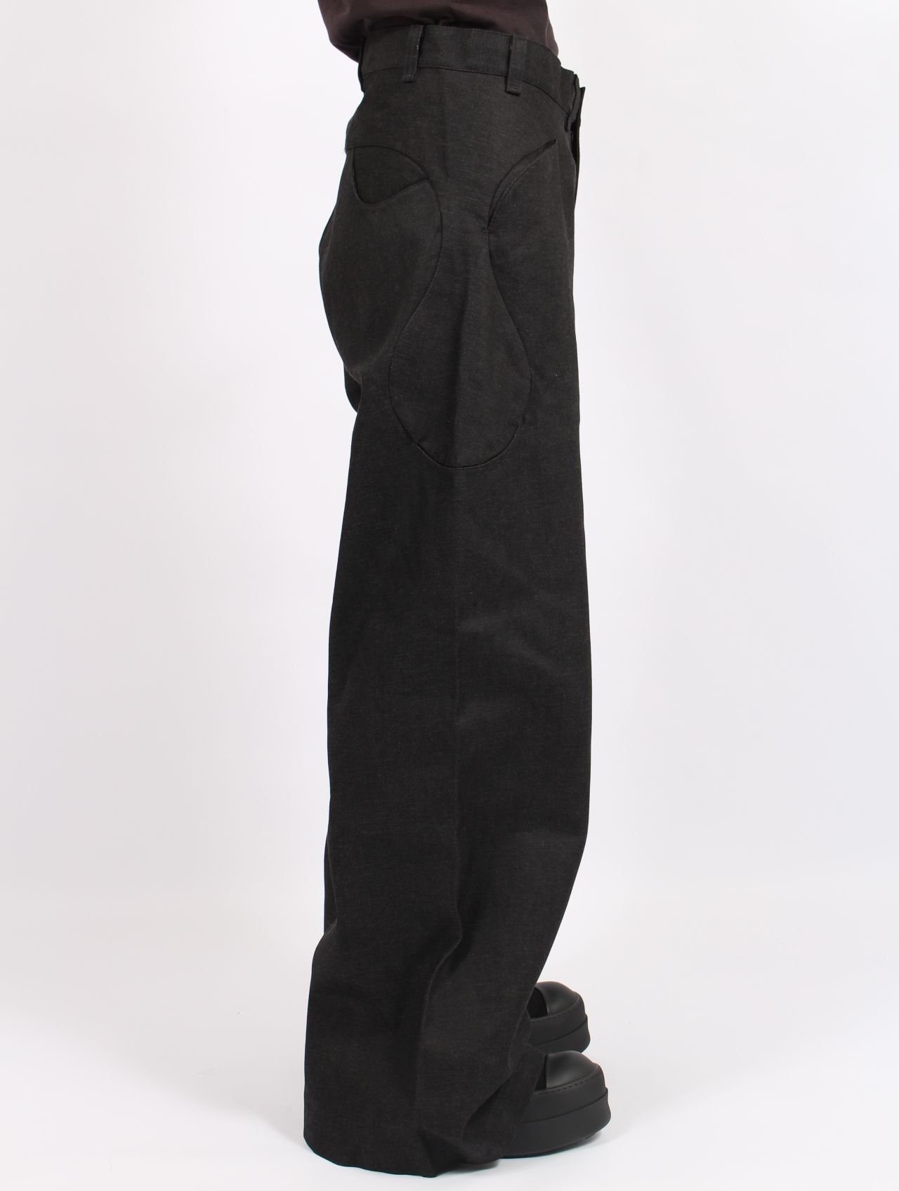 【25AW】6ポケット デニム トラウザーズ / 6 POCKET SUB ONG DENIM TROUSERS / ブラックグレー